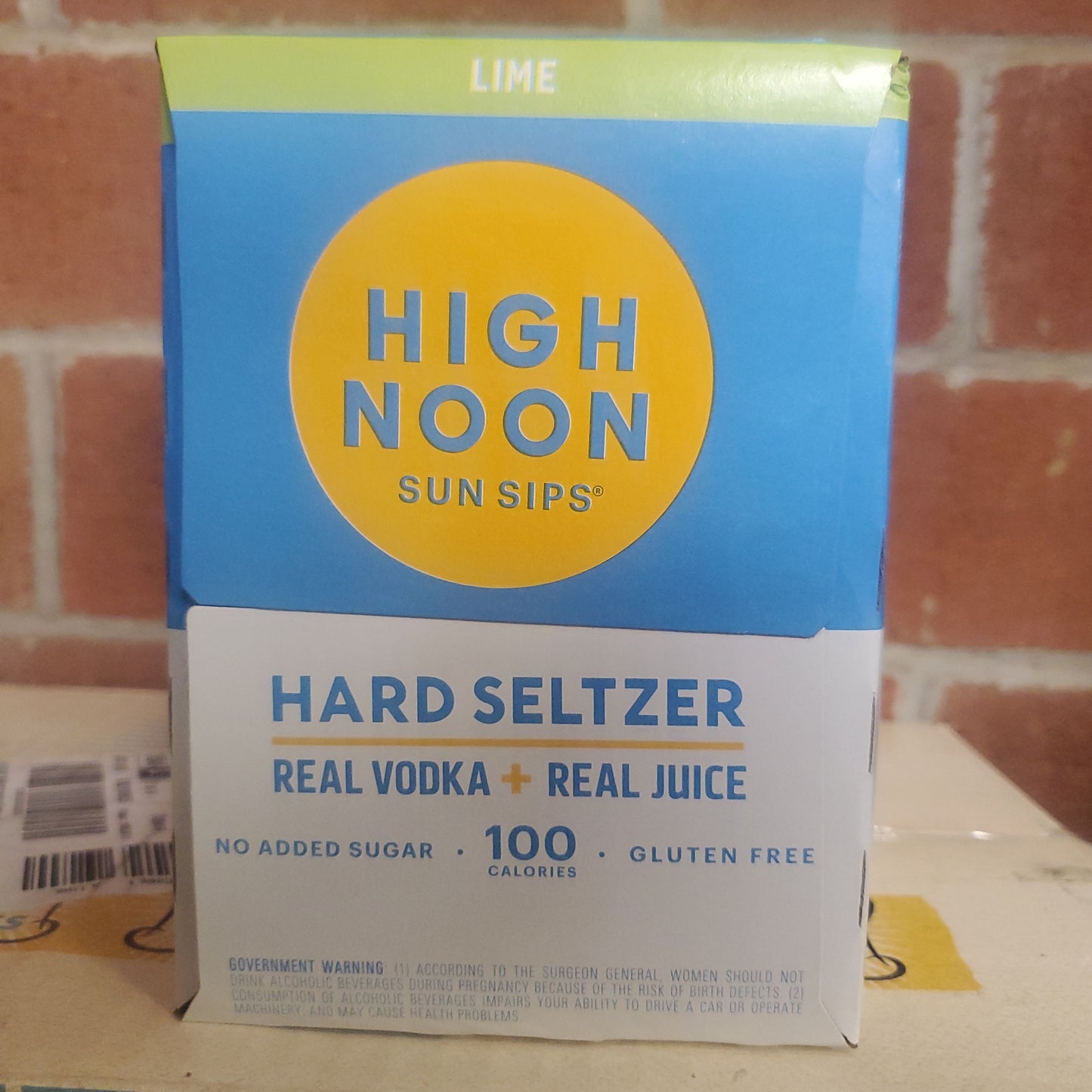 High Noon Hard Seltzer Lime 355ml Can 4 Pack