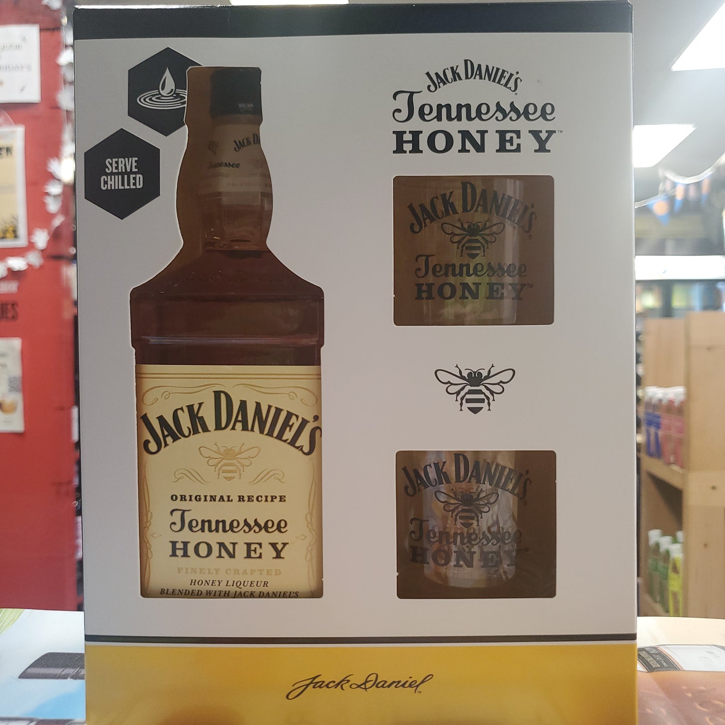 Jack Daniel's Tennessee Honey Whiskey 750ml Gift Box