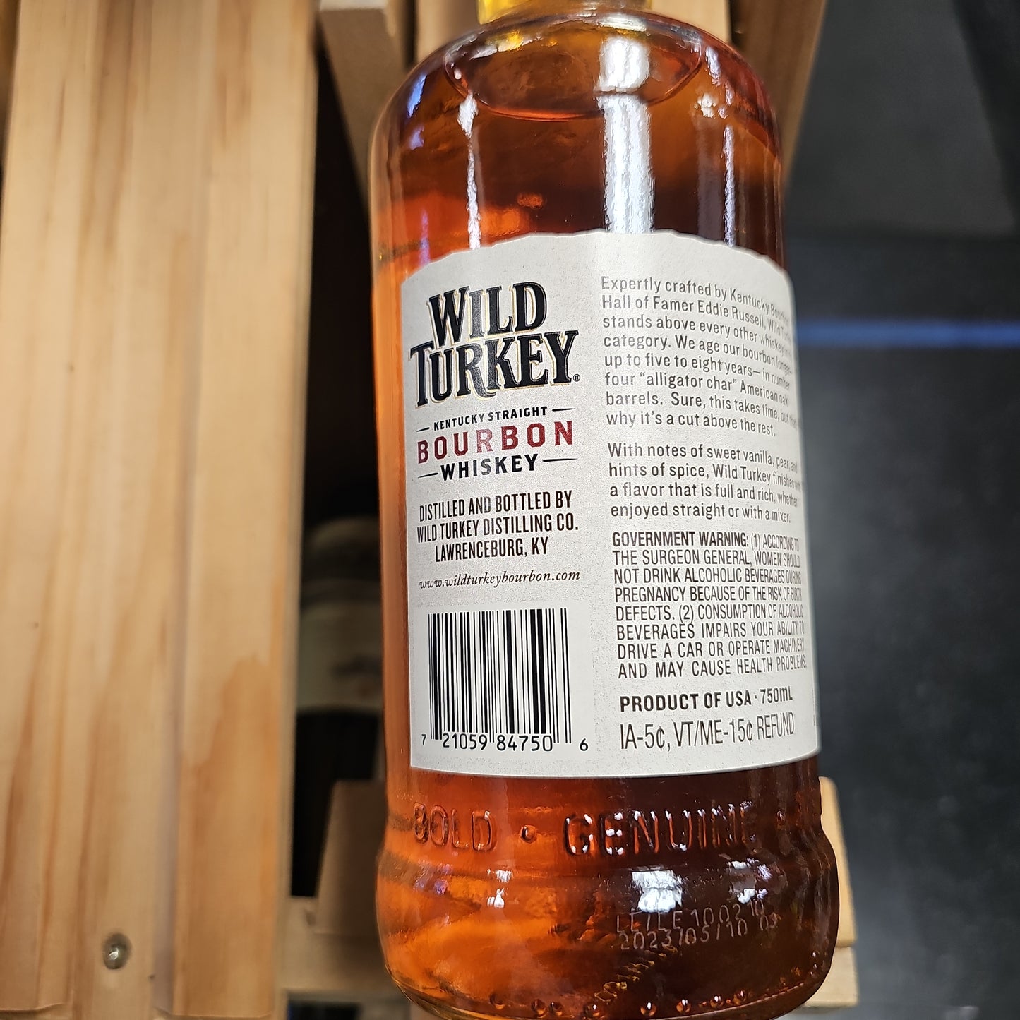 Wild Turkey Bourbon 81 Proof 750ml