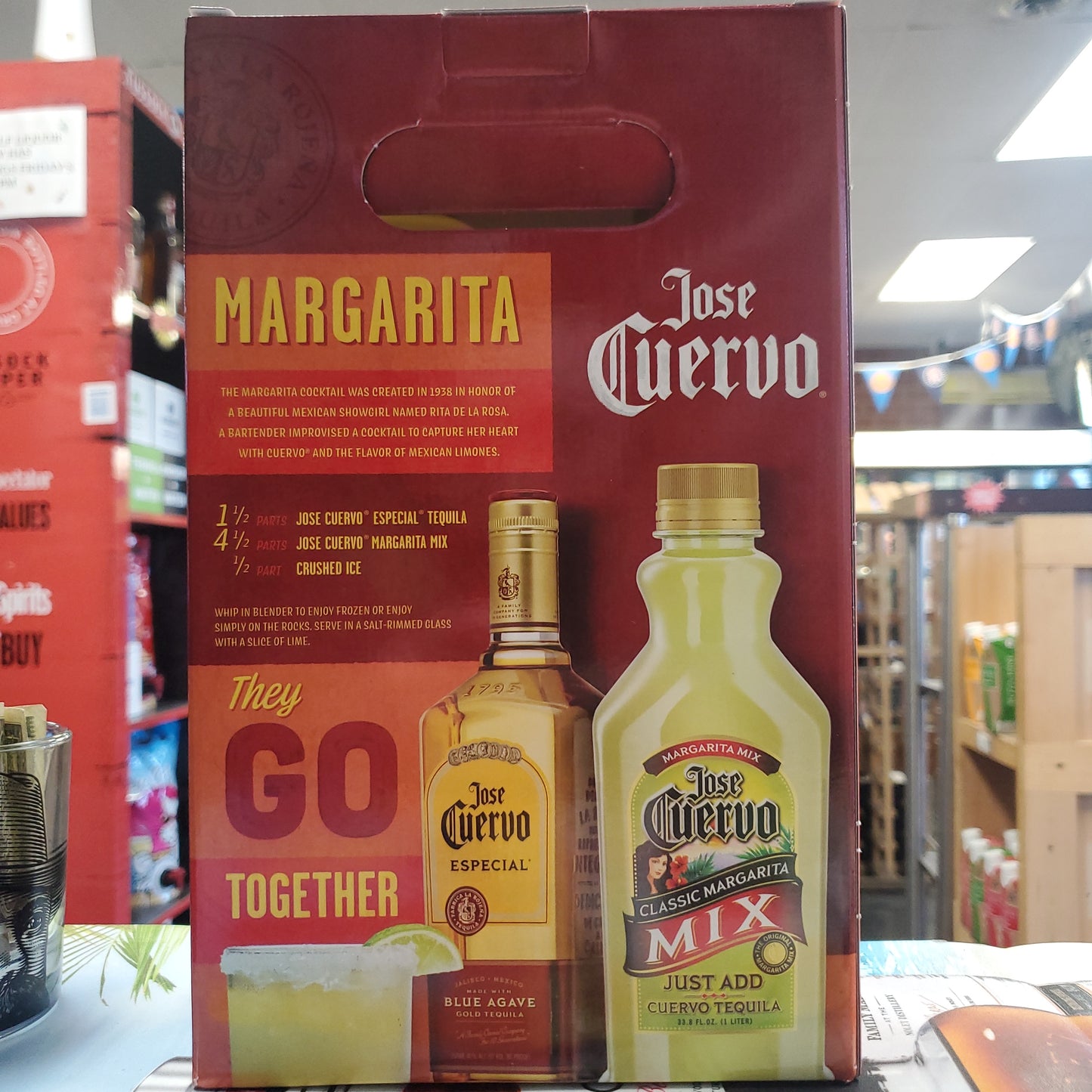 Jose Cuervo Gold Especial Tequila 750ml & Jose Cuervo Margarita Mix 1L