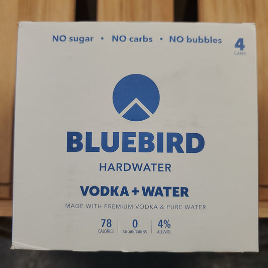 BlueBird Hard Water Vodak+Water 4pack