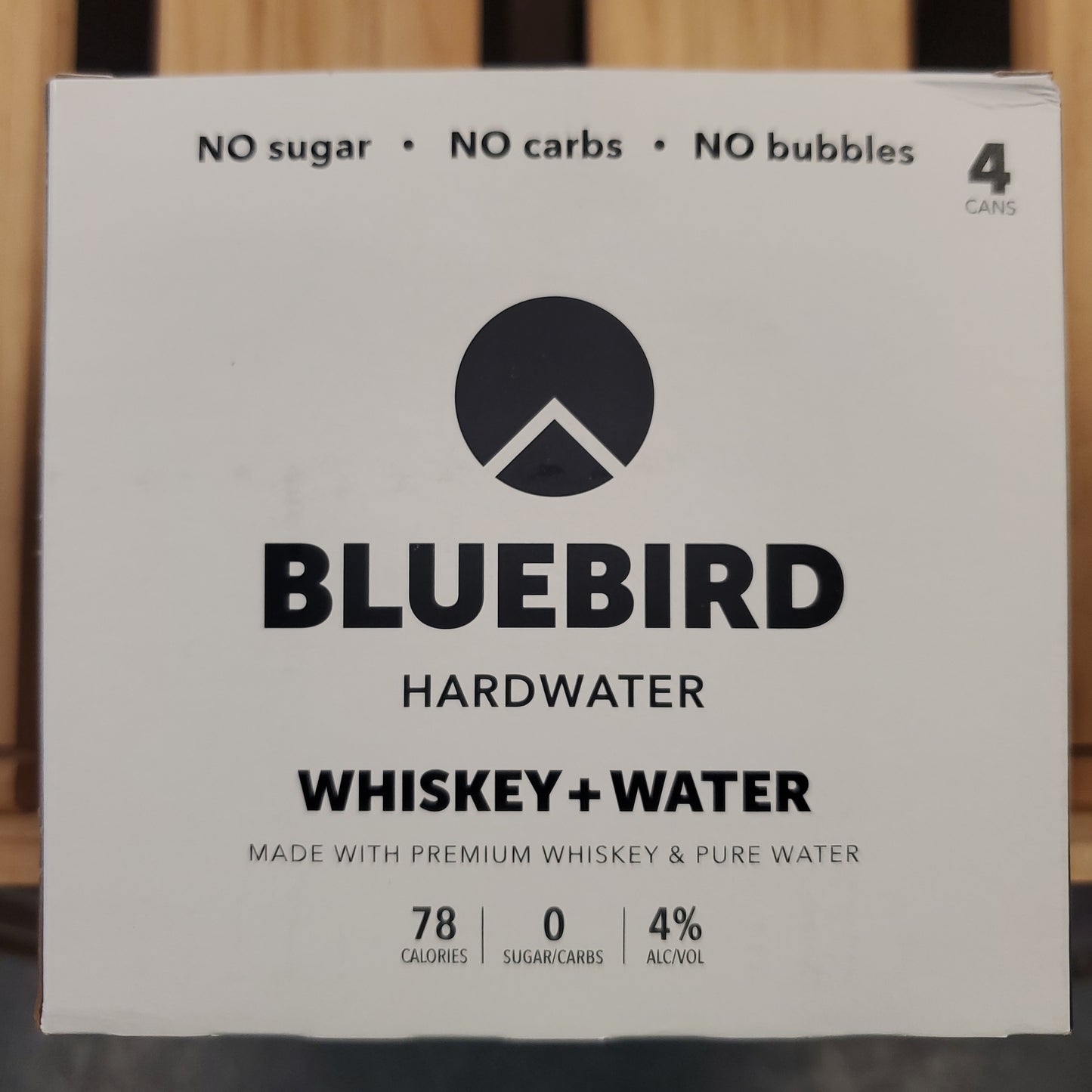 BlueBird Hard Water Whiskey+Water 4pack