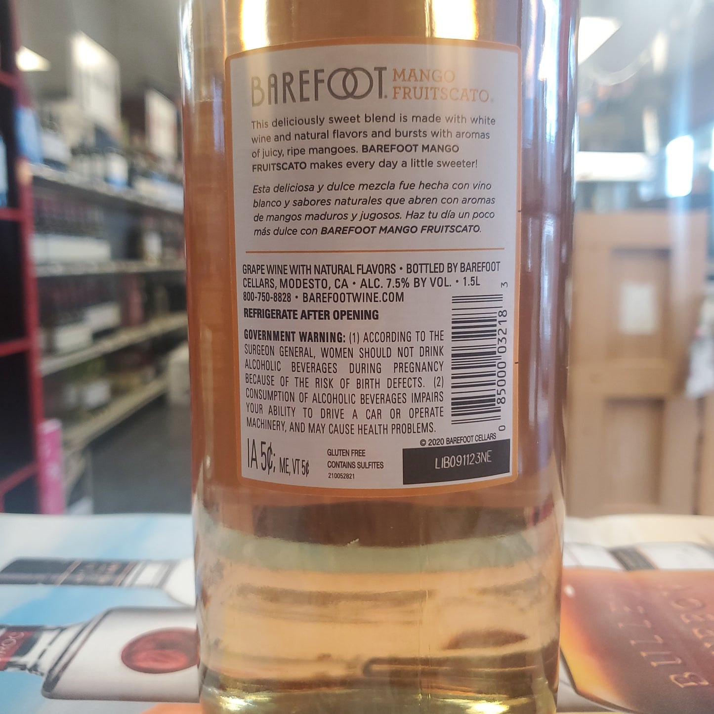 Barefoot Fruitscato Mango 1.5L