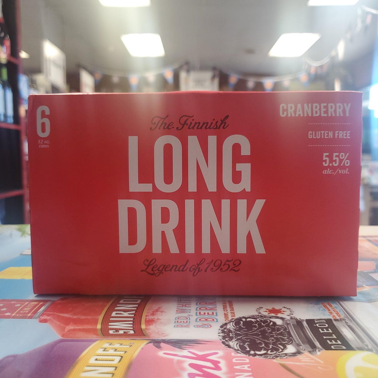 Long Drink Cranberry Cocktail 12oz can 6pack