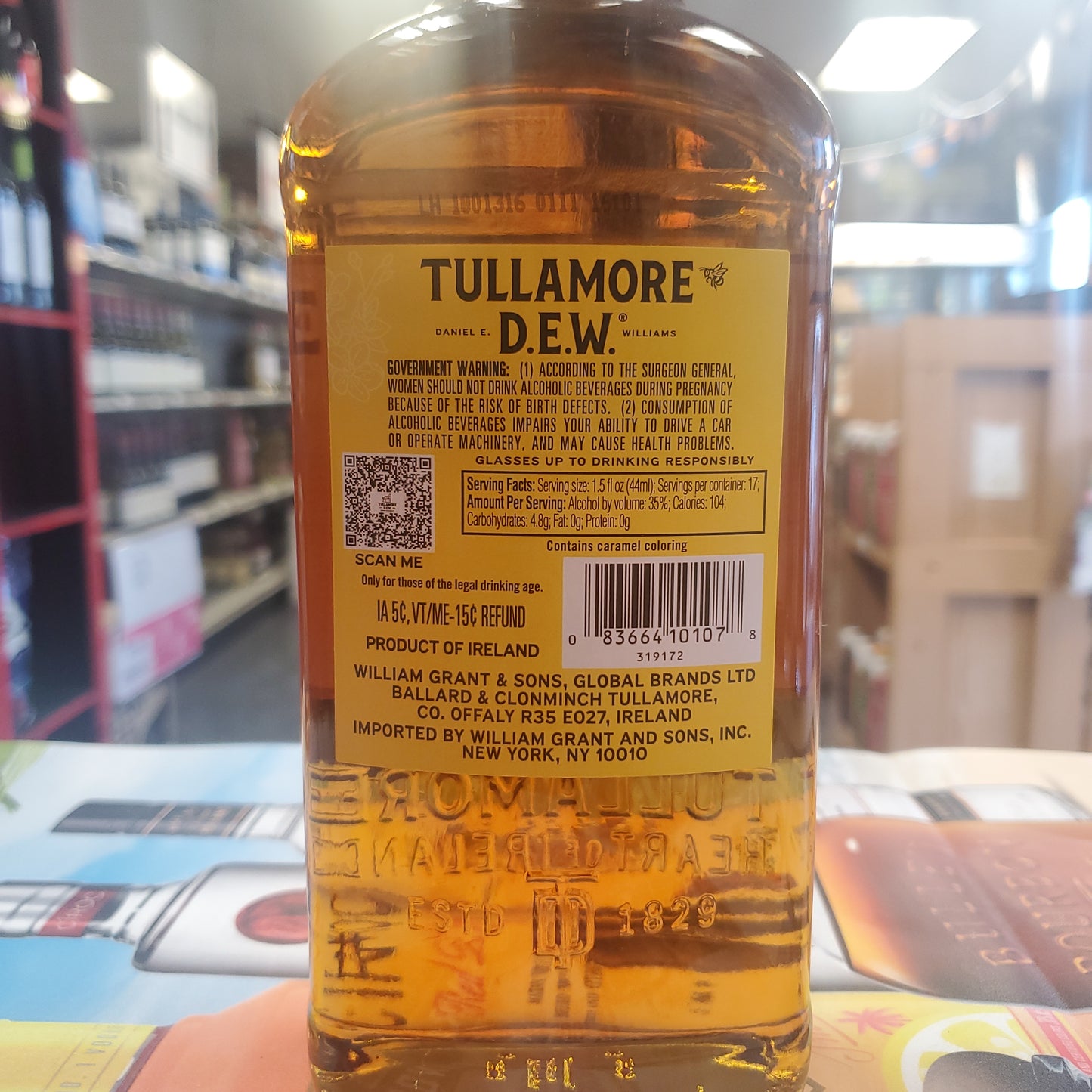 Tullamore Dew Irish Honey Whiskey 750ml