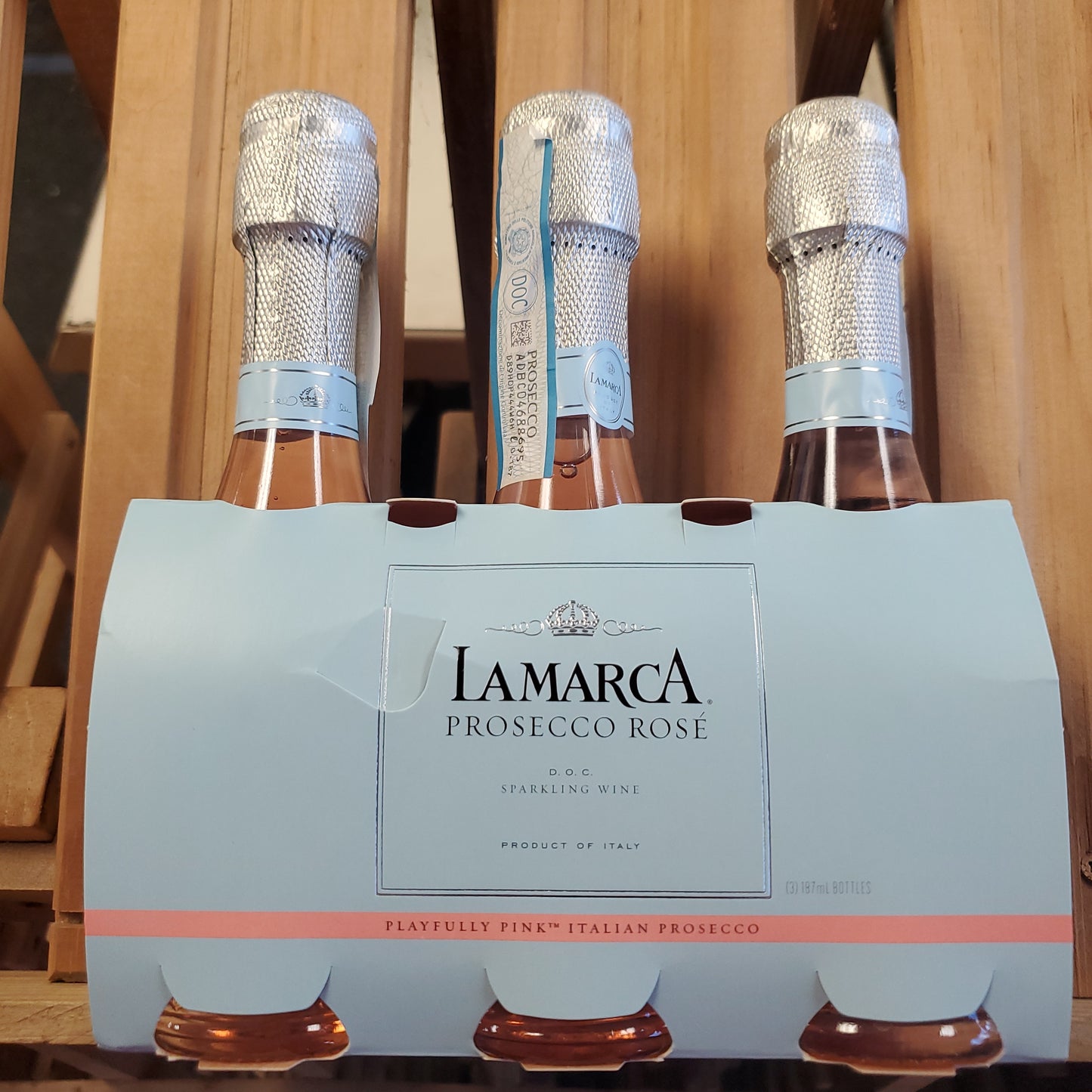 La Marca Prosecco Rose 187ml 3 Pack