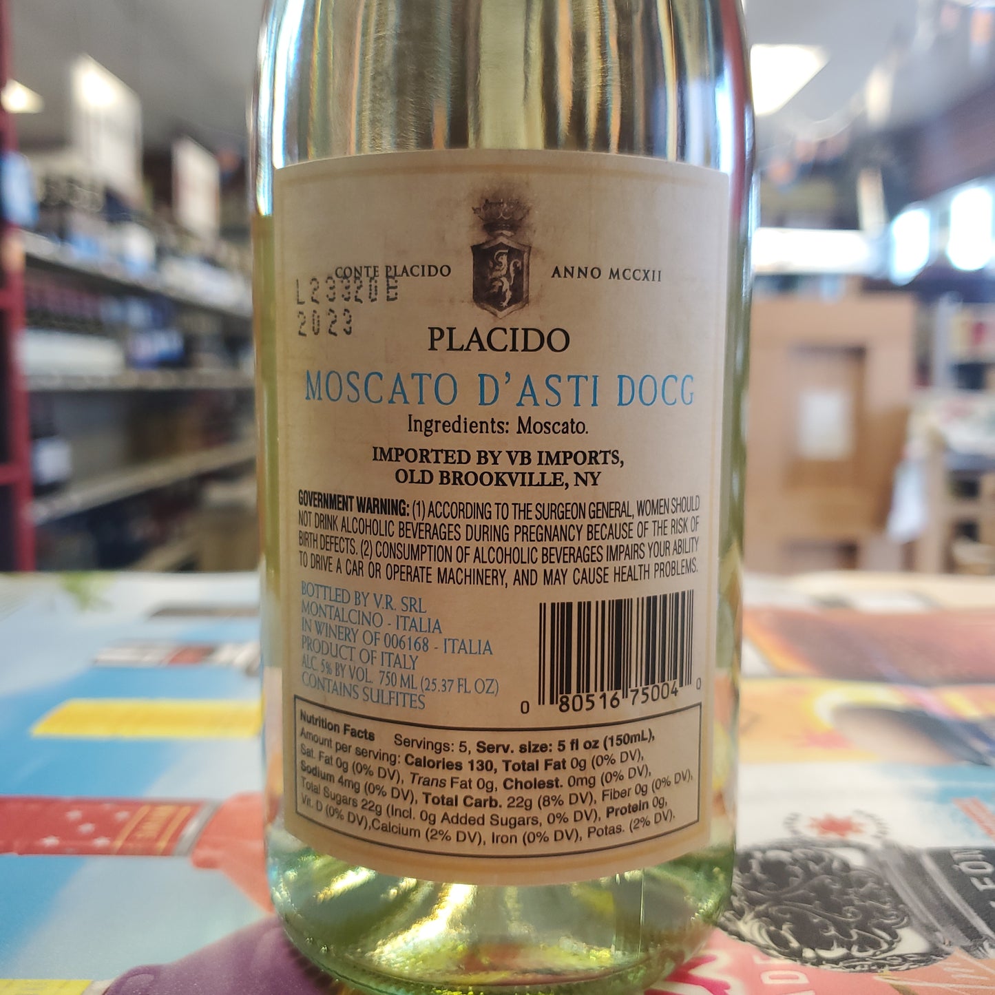 Placido Moscato D'ASTI DOCG 750ml