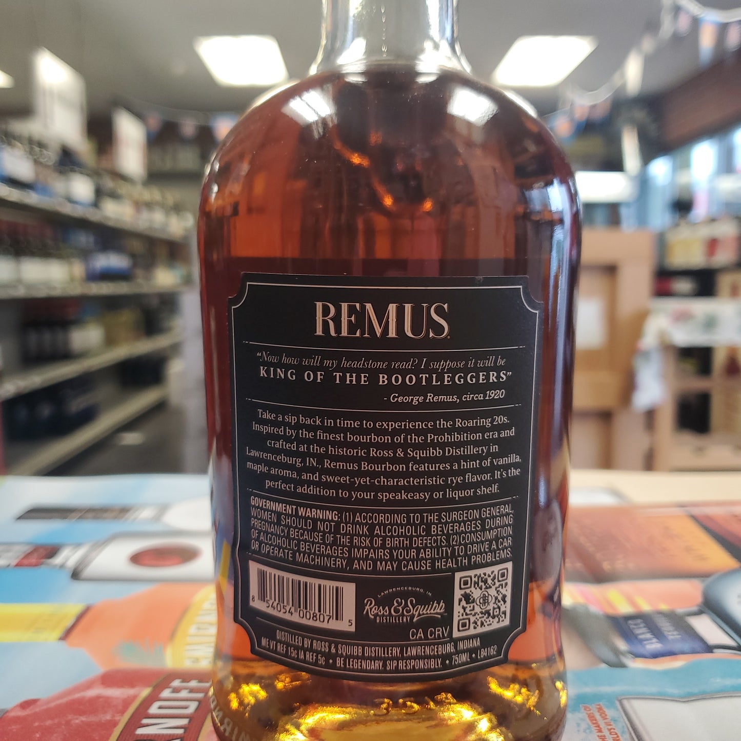 Remus Straight Bourbon Whiskey