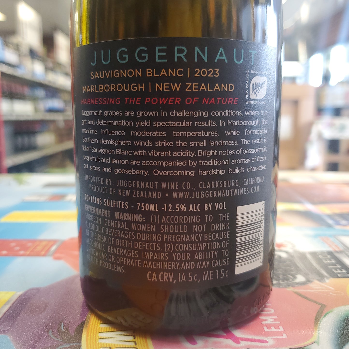 Juggernaut Sauvignon Blanc 750ml