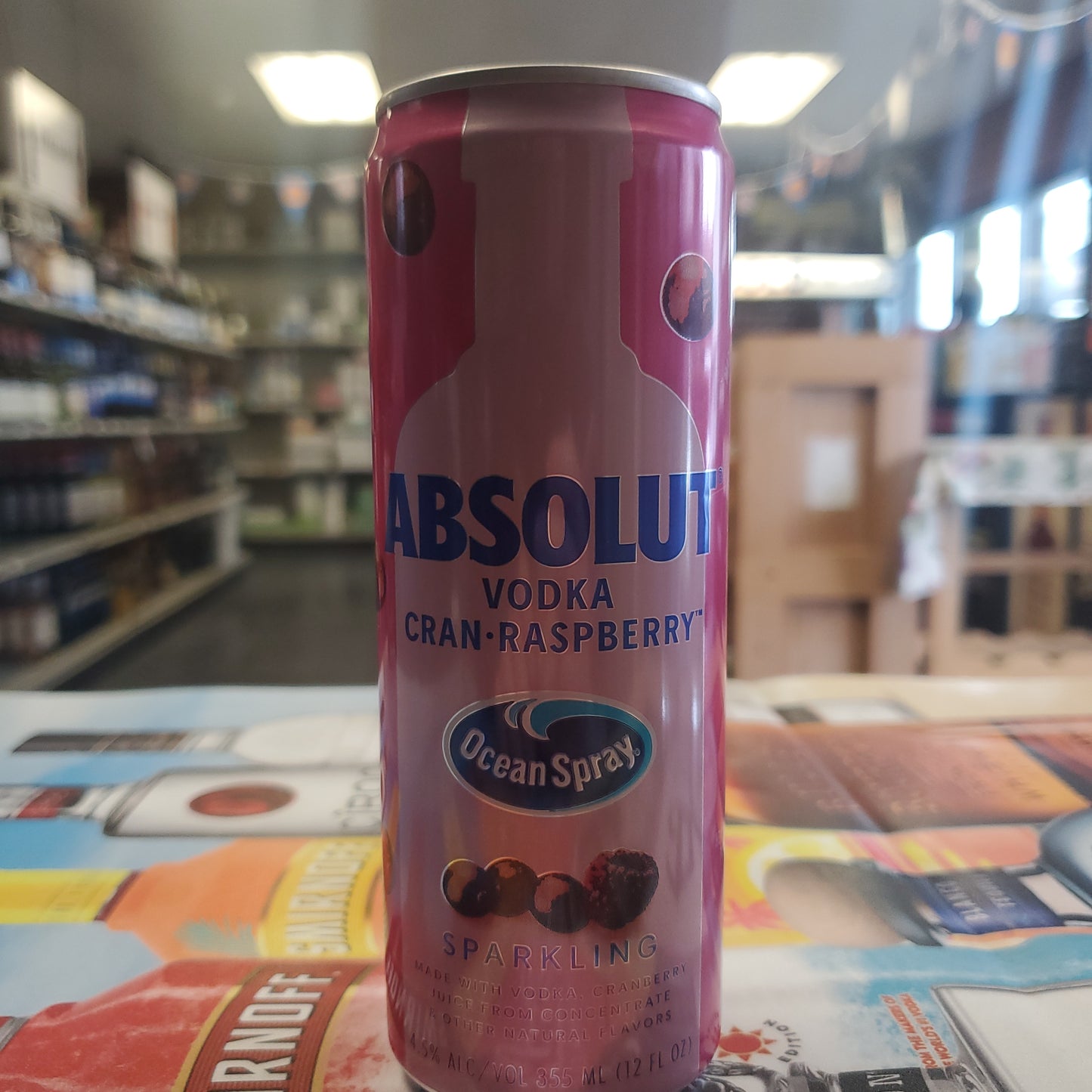 Absolut Vodka Cocktail Cran-Raspberry 355ml