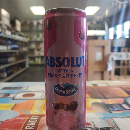 Absolut Vodka Cocktail Cran-Raspberry 355ml