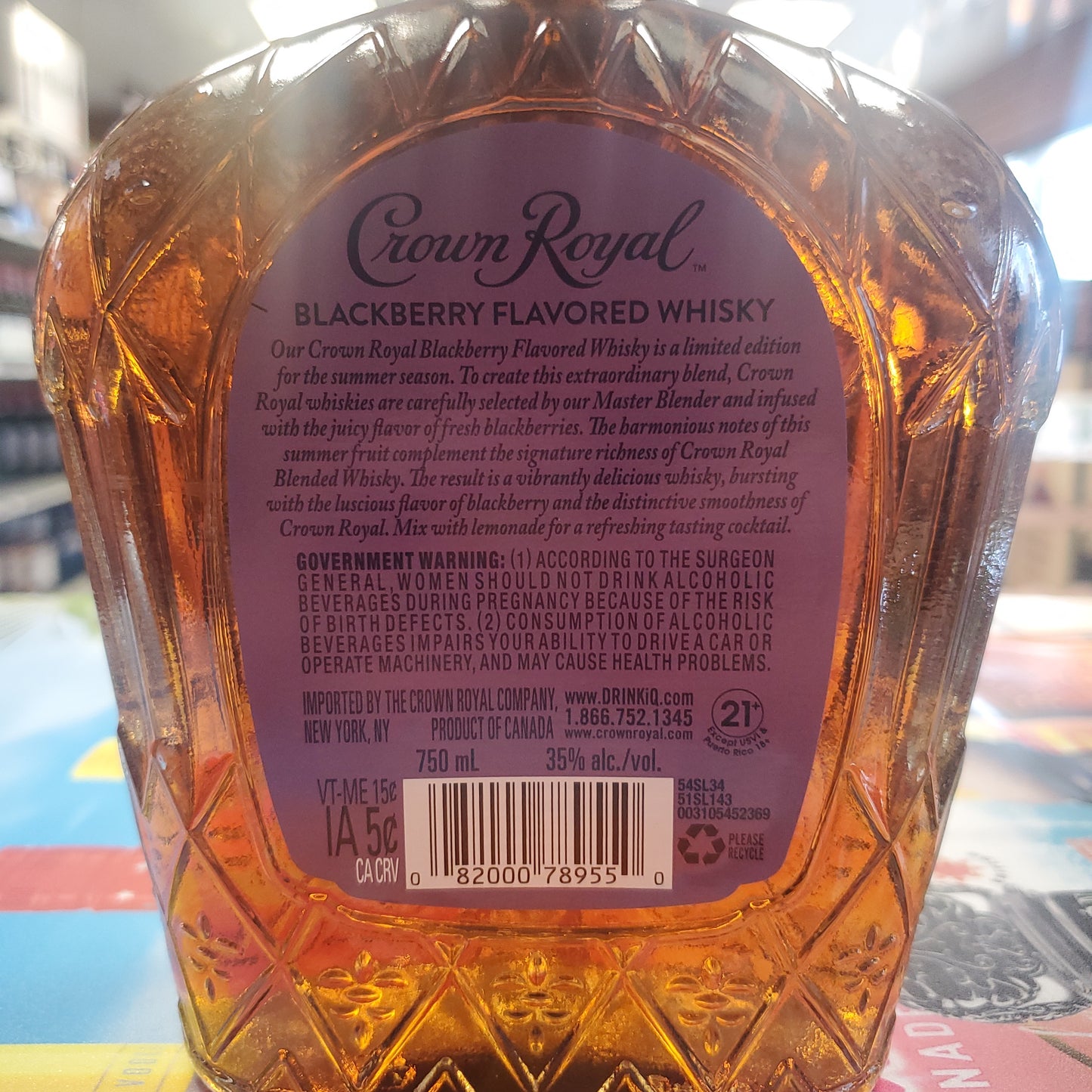 Crown Royal Blackberry 750ml