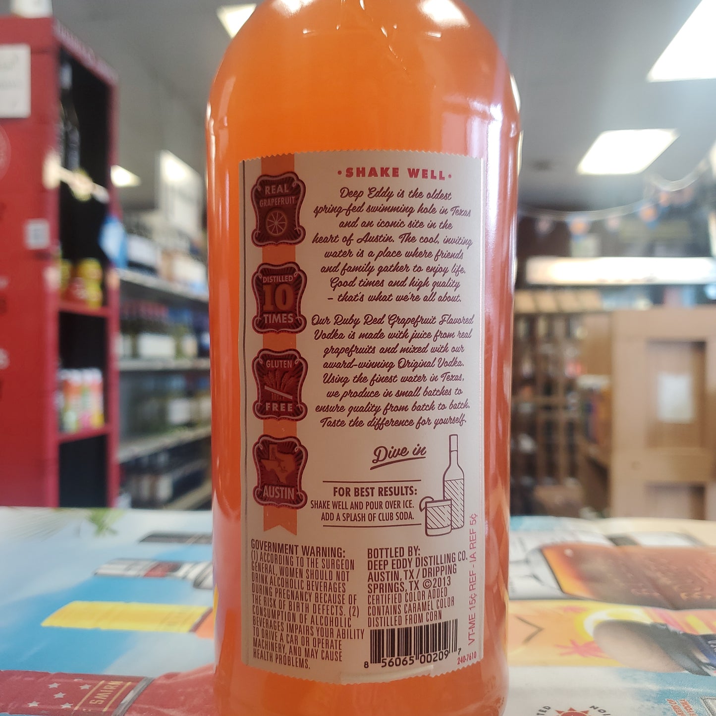 Deep Eddy Ruby Red Grapefruit Vodka 1L