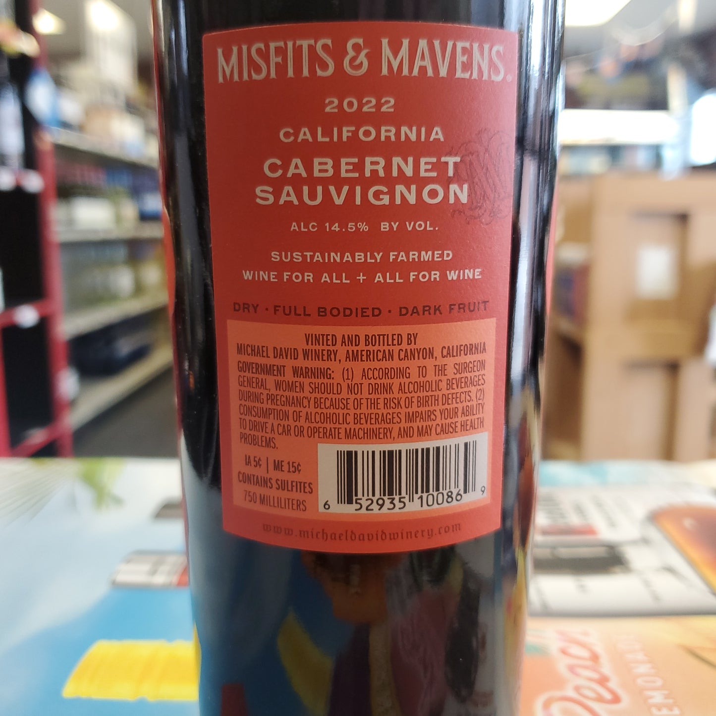 Misfits & Mavens Cabernet Sauvignon by Michael David 750ml