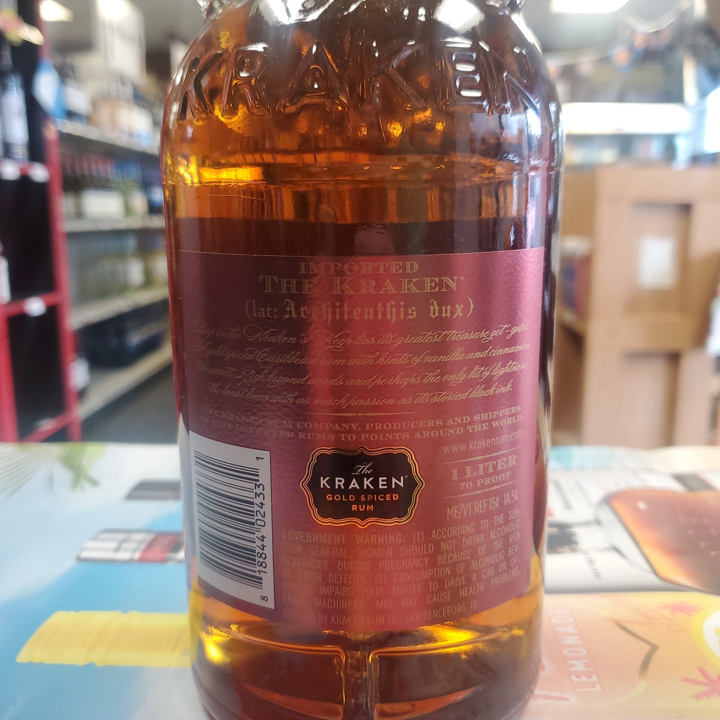 Kraken Gold Spiced Rum 1L