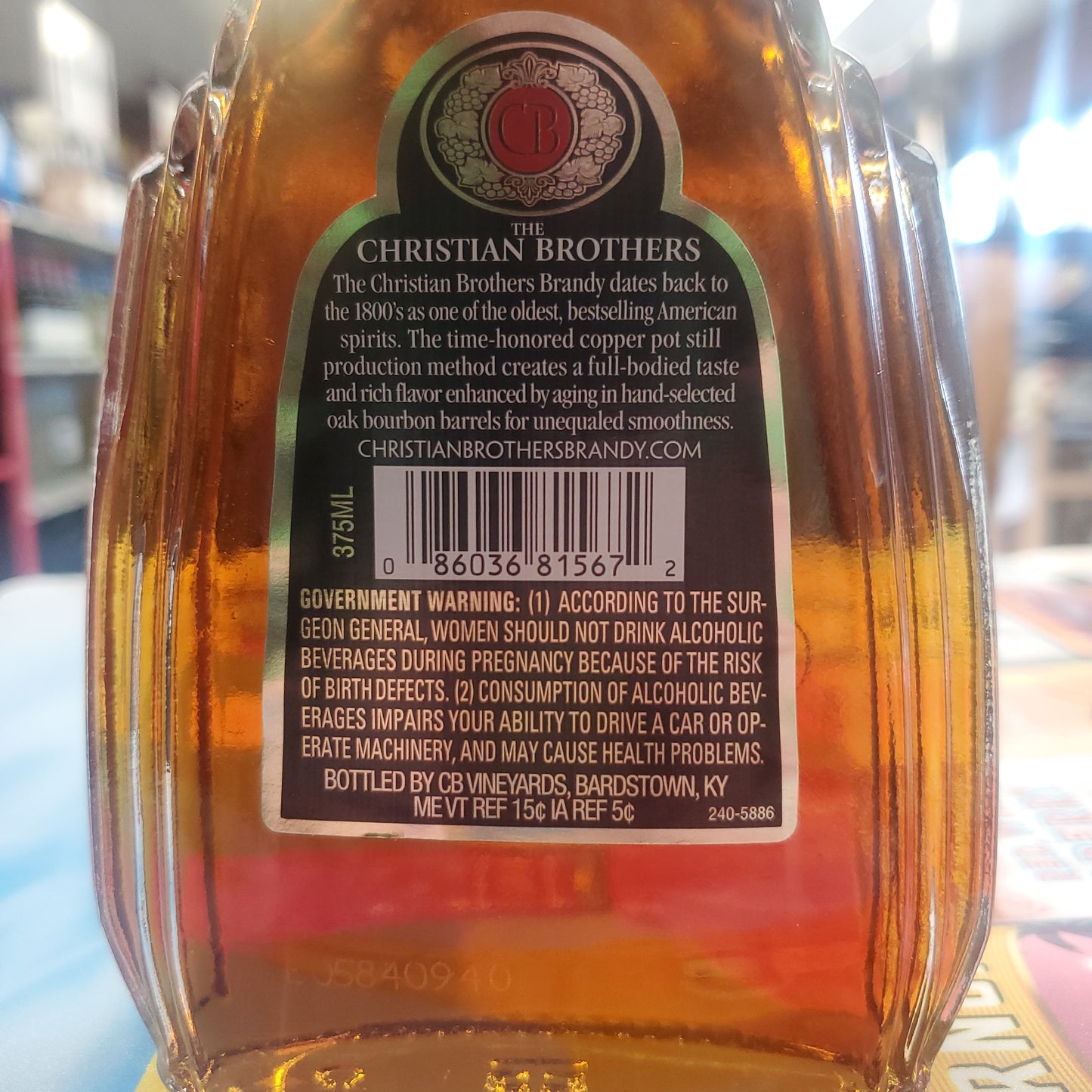 Christian Brothers Brandy VS 375ml