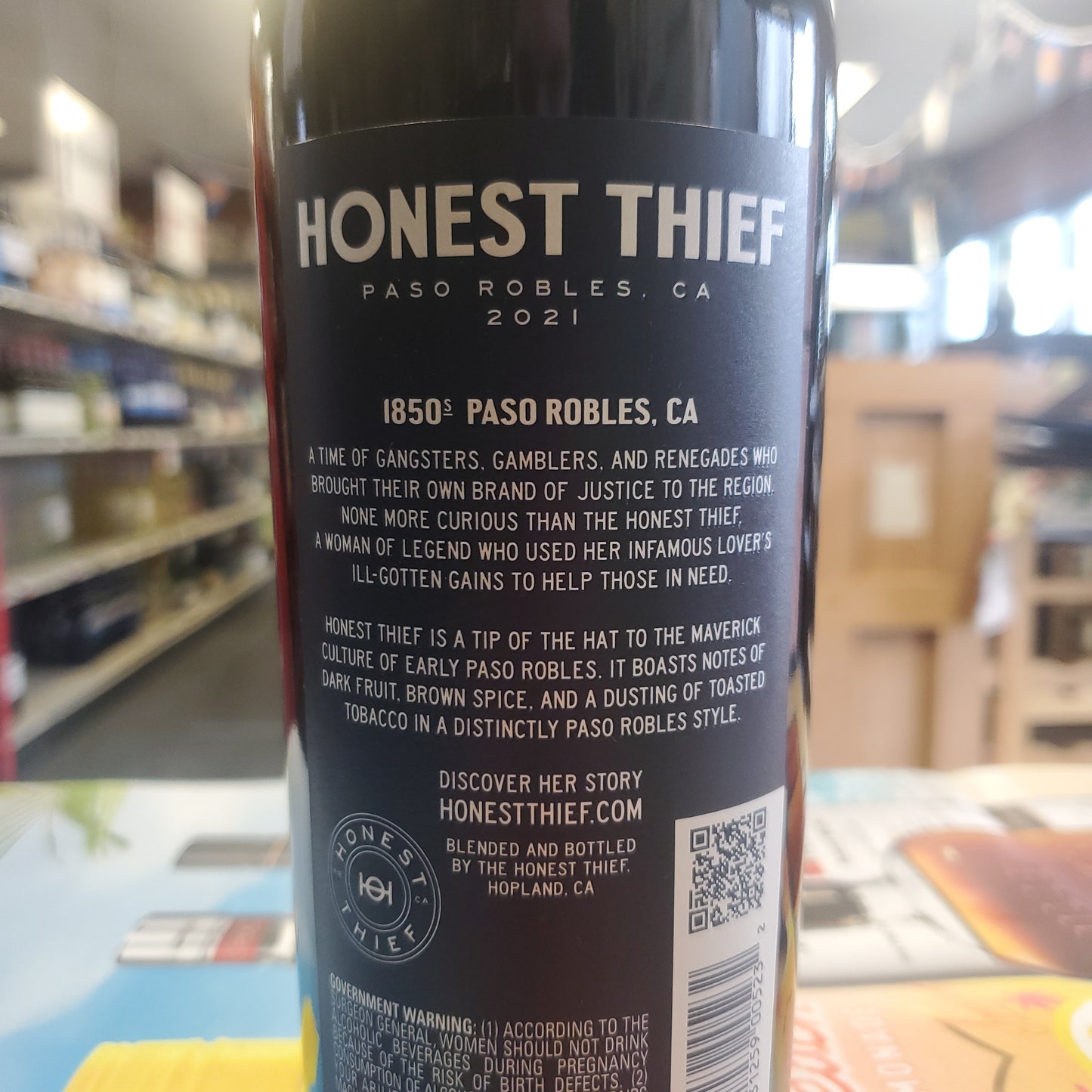 Honest Thief Cabernet Sauvignon 750ml