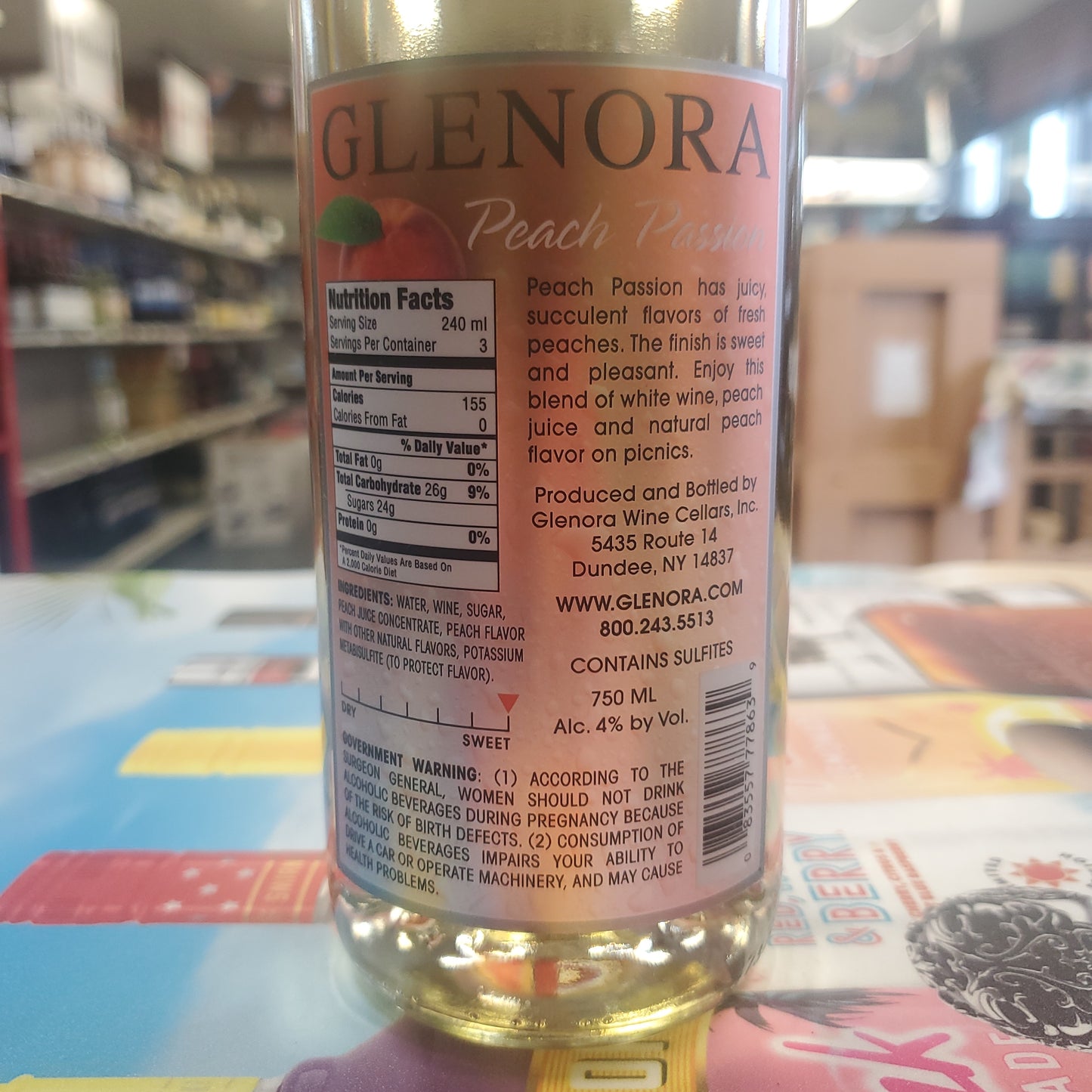 Glenora Peach Passion 750ml