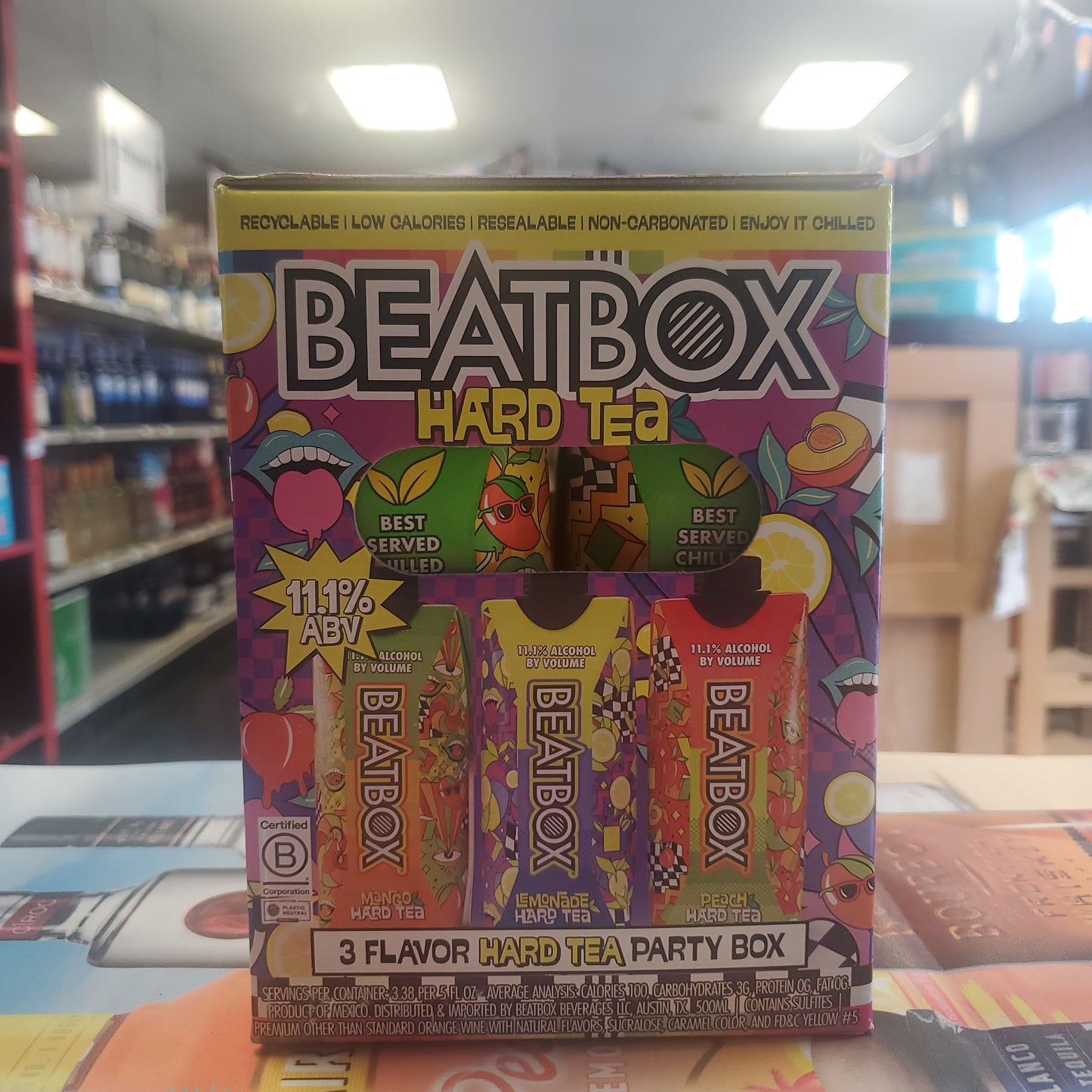 Beatbox 500ml Hard Tea Variety 6 Pack