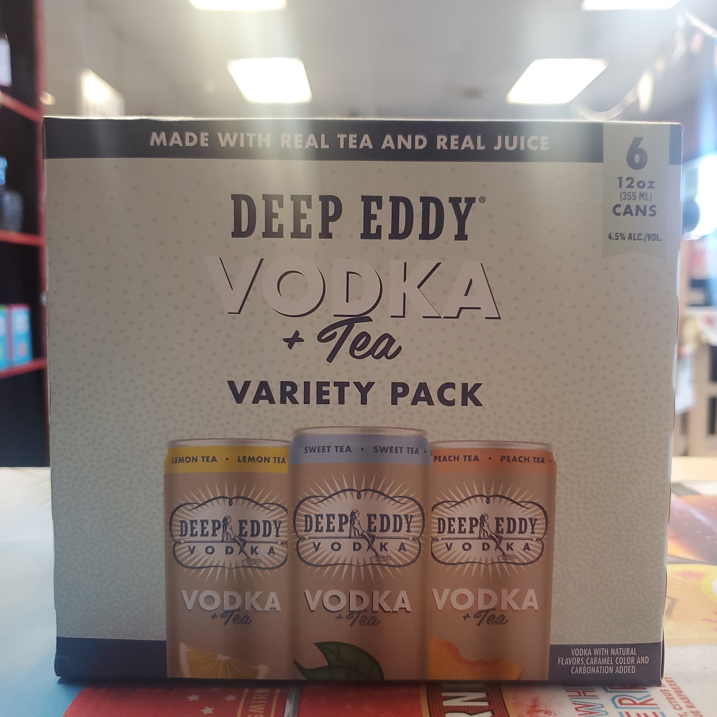 Deep Eddy Vodka & Tea 355ml Can Variety 6 Pack