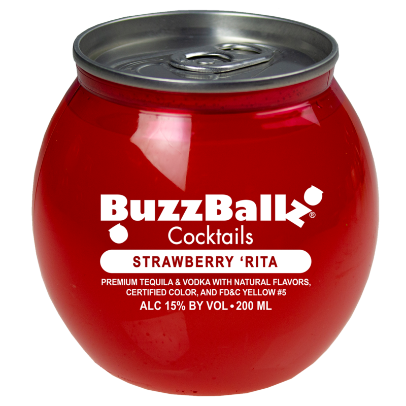 BuzzBallz Strawberry Rita 200ml 4 pack