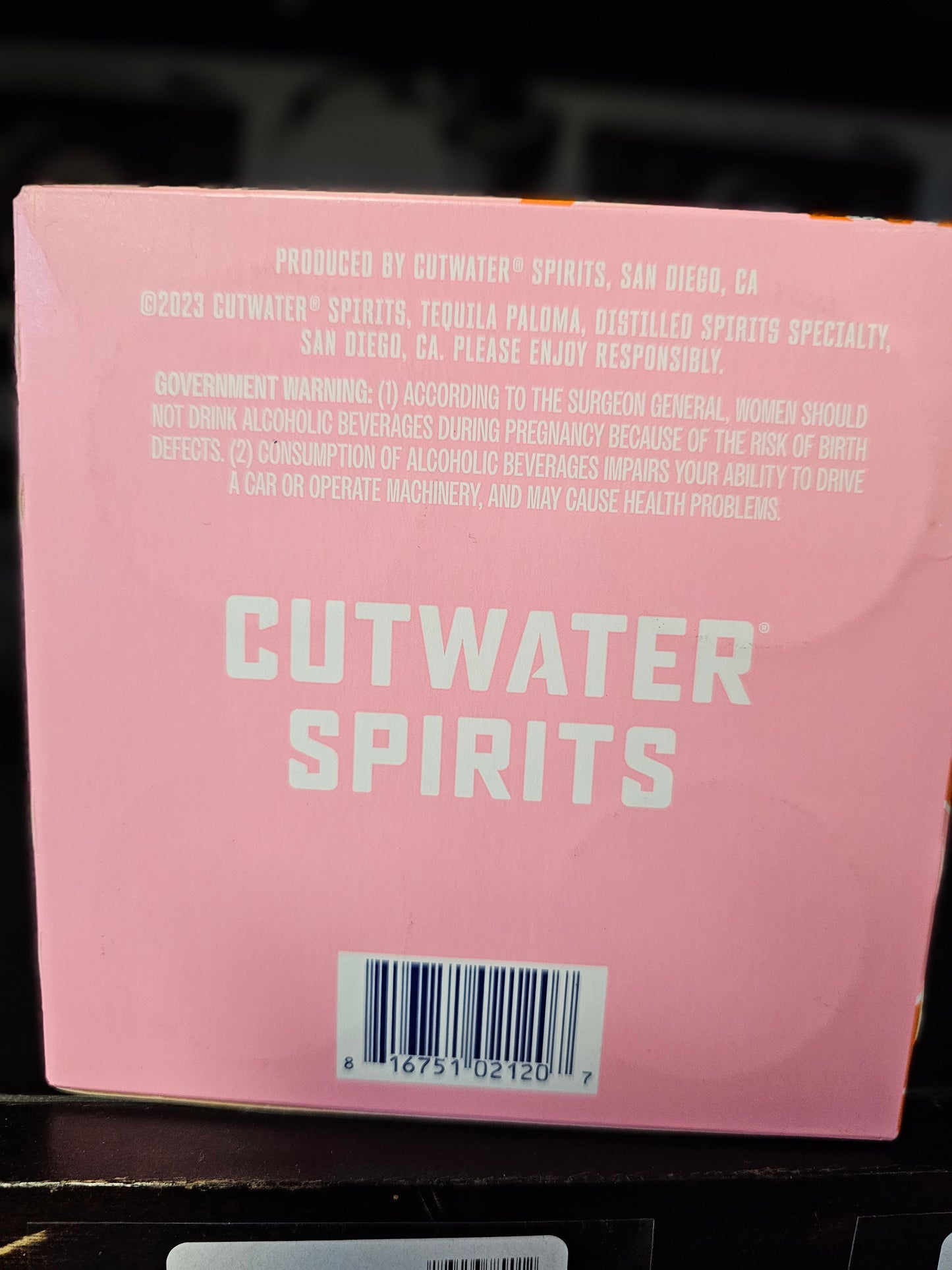 Cutwater Tequila Paloma 355ml Can 4 Pack