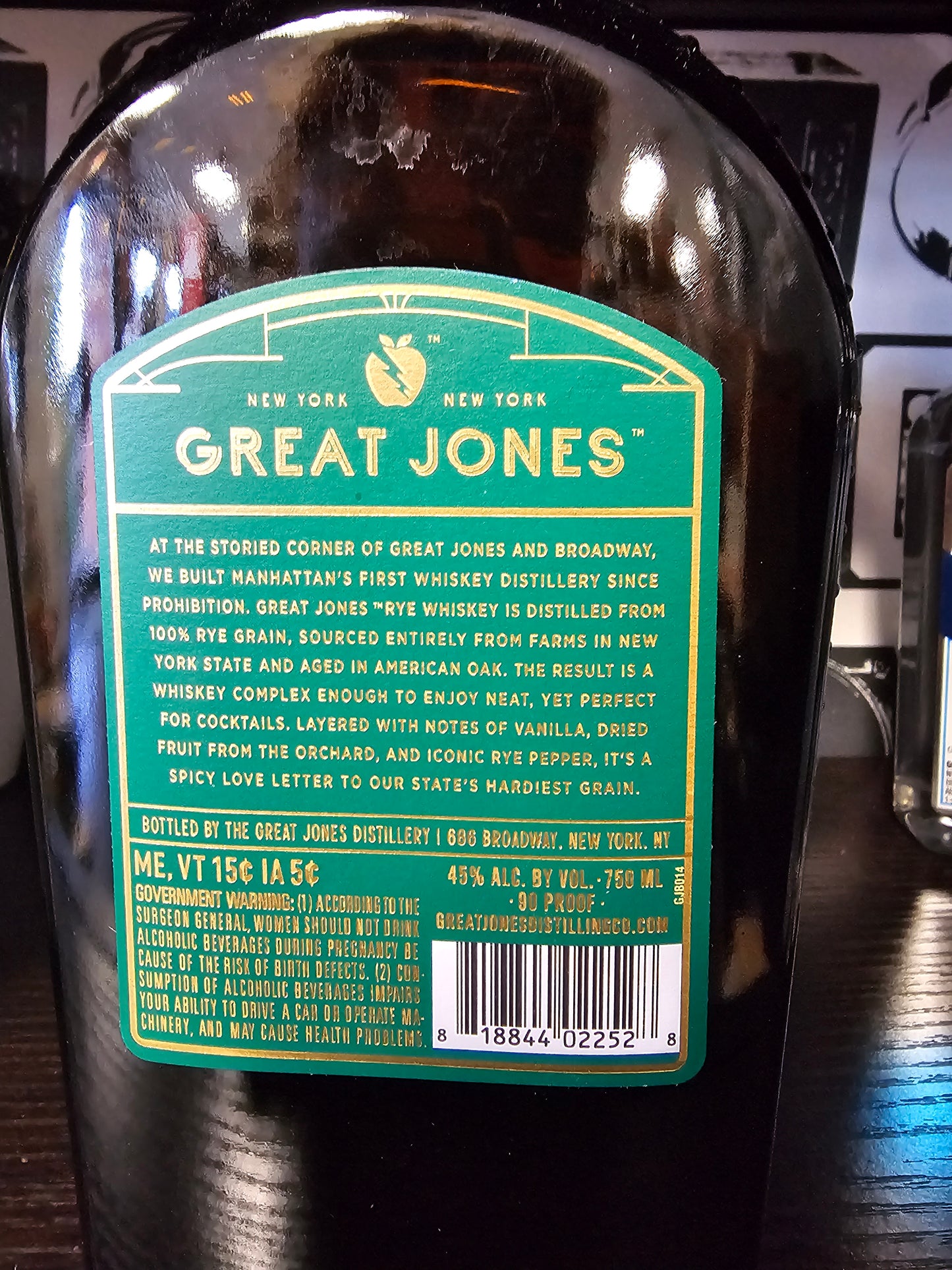 Great Jones Straight Rye Whiskey 750ml