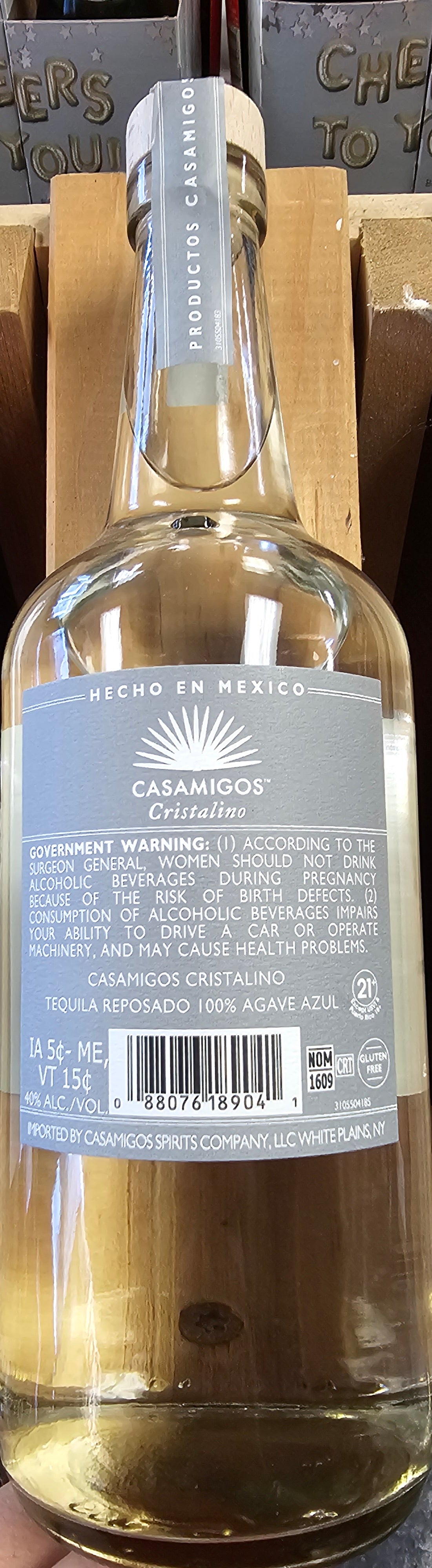 Casamigos Cristalino Reposado Tequila 750ml