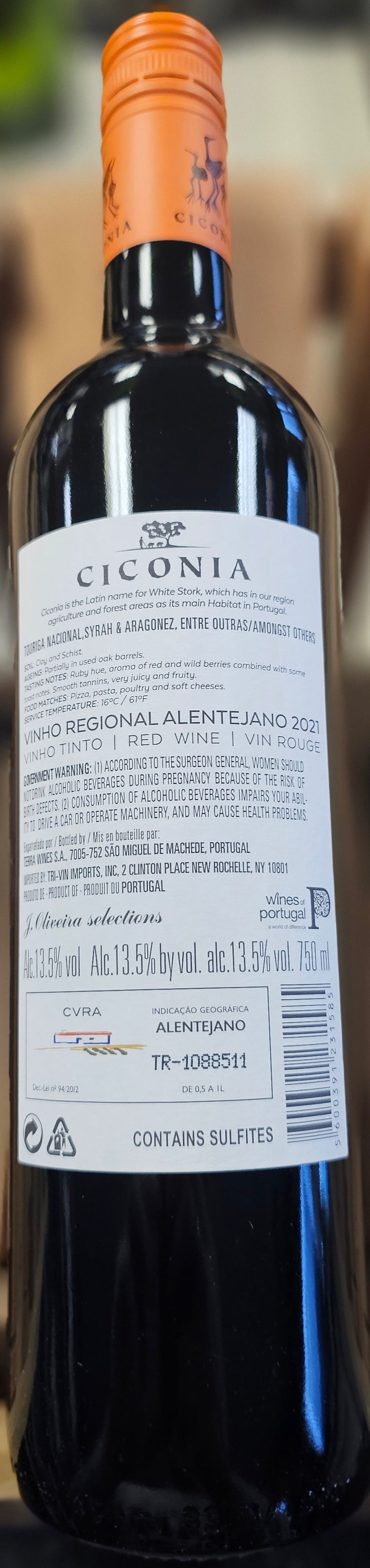 Ciconia Touriga Nacional 750ml