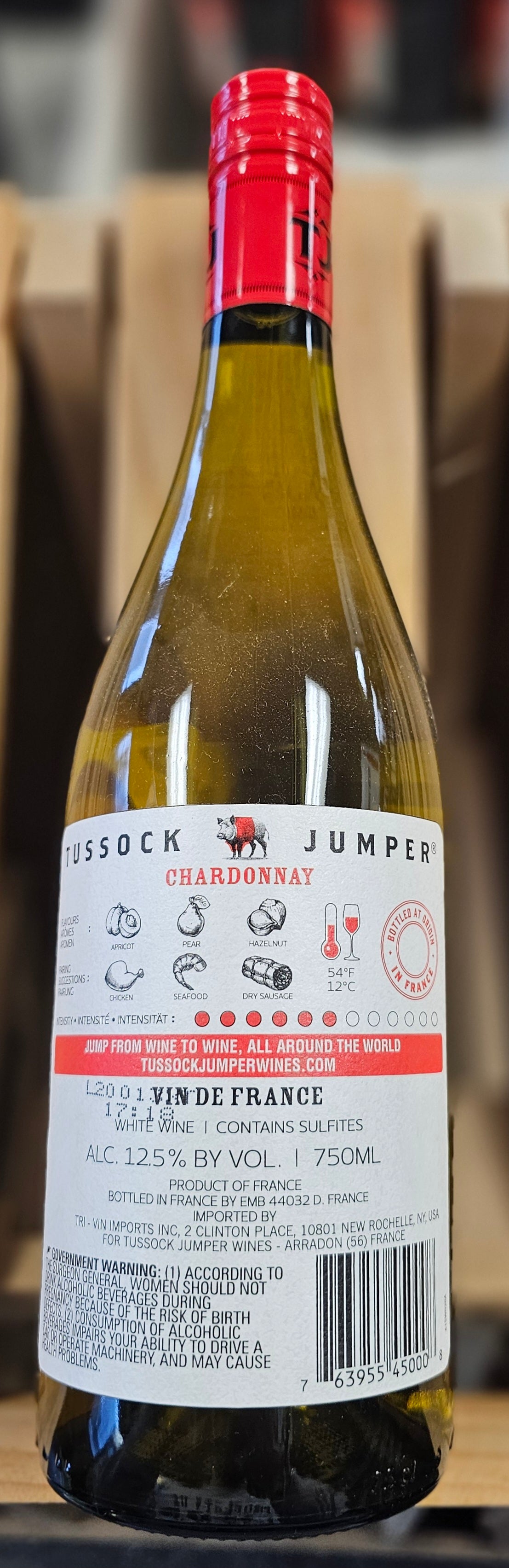 Tussock Jumper Chardonnay 750ml