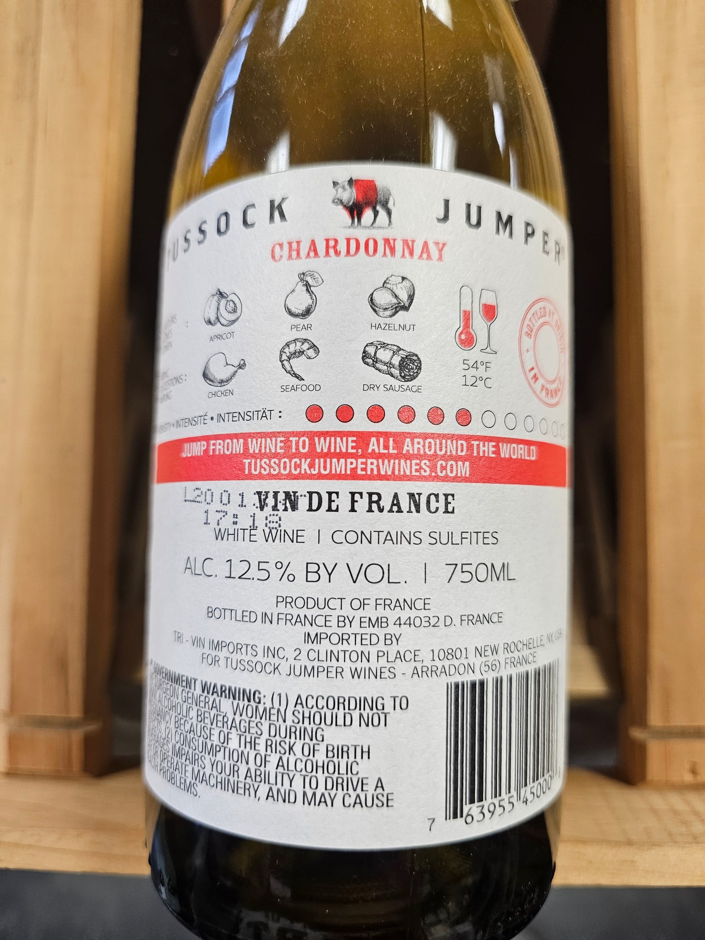 Tussock Jumper Chardonnay 750ml