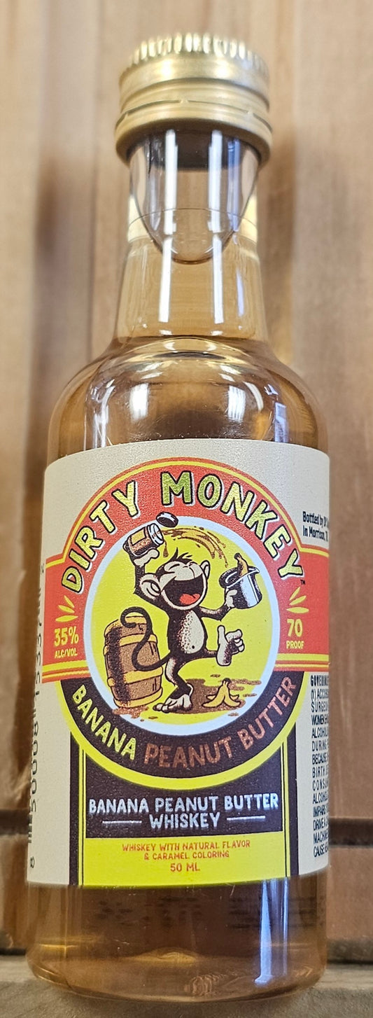 Dirty Monkey Banana Peanut Butter Whiskey 50ml