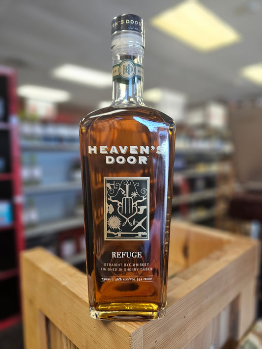 Heaven's Door Refuge Straight Rye Whiskey by Bob Dylan 750ml