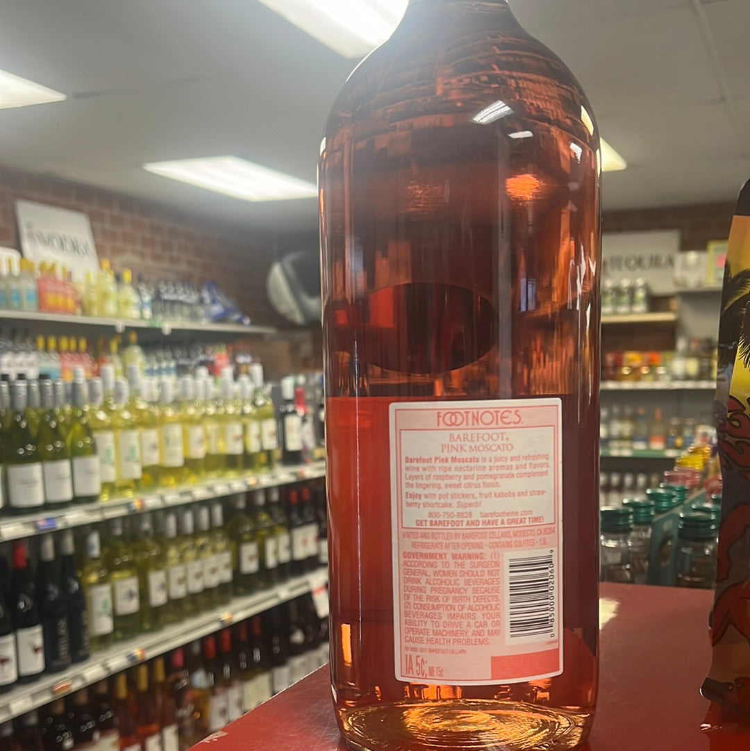 Barefoot Pink Moscato 1.5L