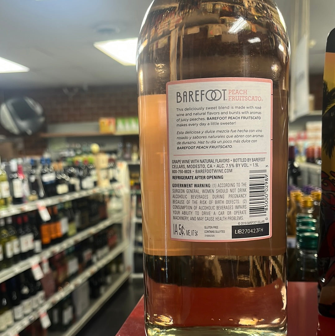 Barefoot Fruitscato Peach 1.5L