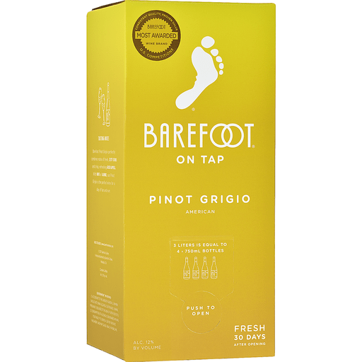 Barefoot Pinot Grigio 3L Box