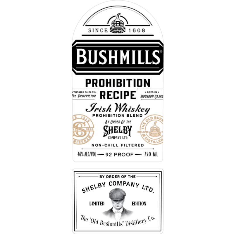 Bushmills Peaky Blinders Prohibition 750ml