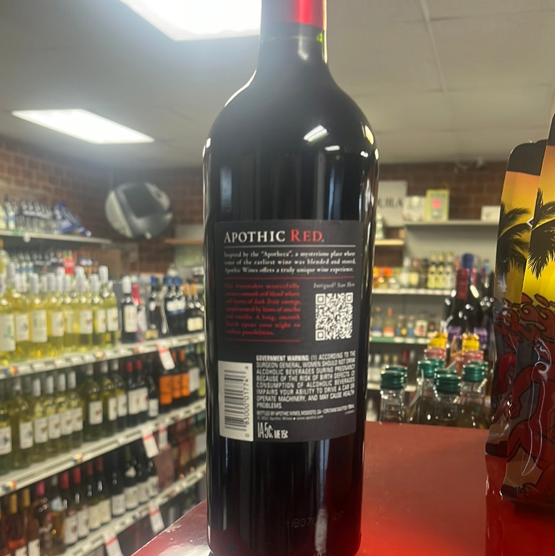 Apothic Red Winemaker Blend 750ml