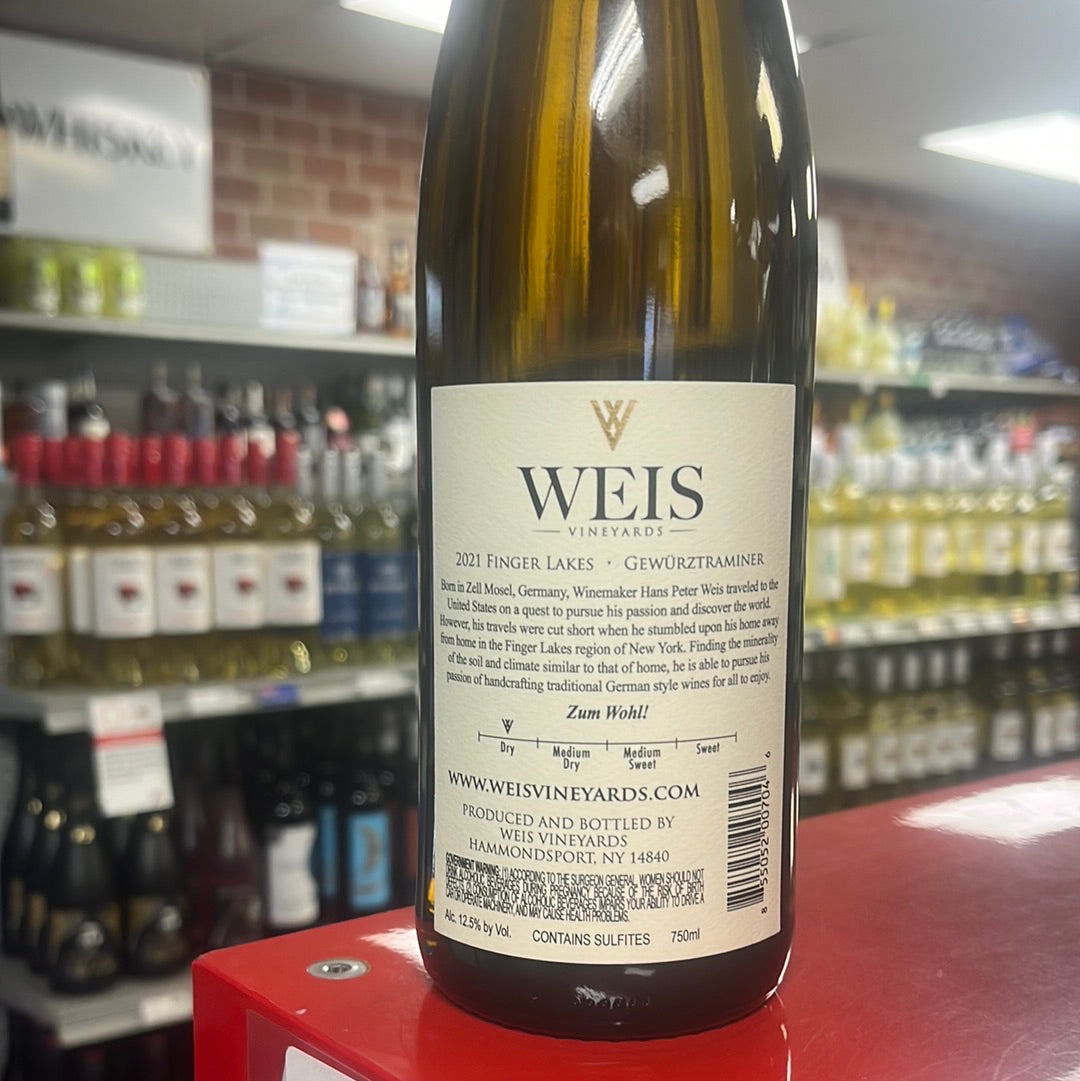 Weis Vineyards Gewurztraminer 750ml