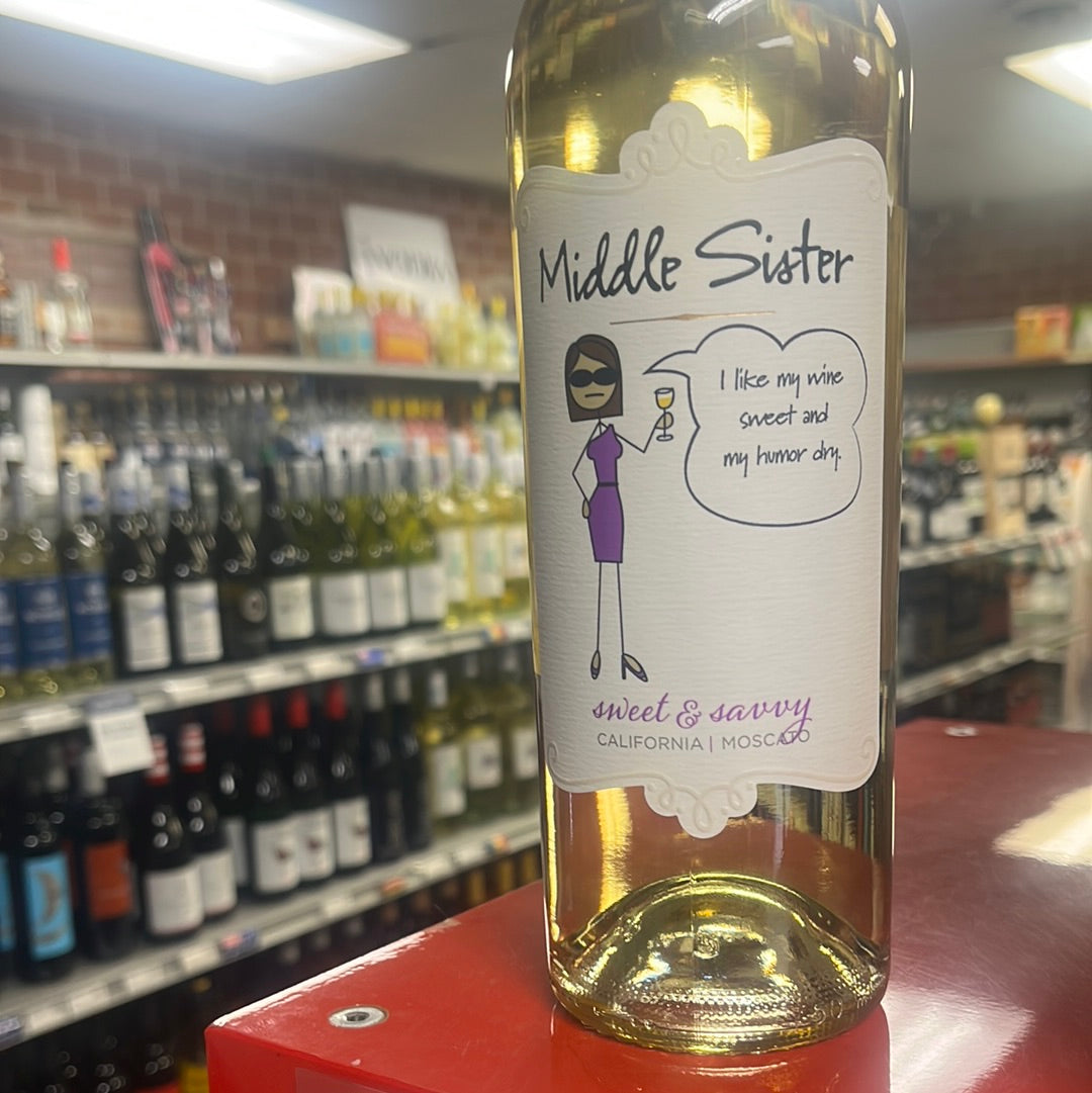 Middle Sister Sweet & Sassy Moscato 750ml