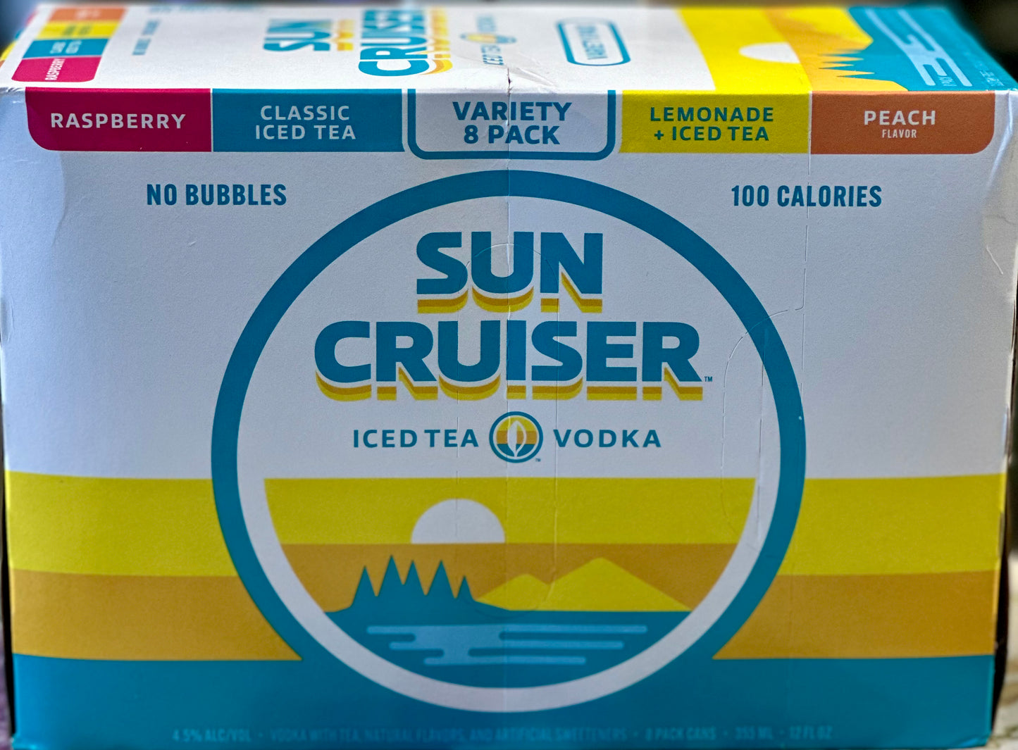 Sun Cruiser Iced Tea and Vodka Variety Pack 8 12oz cans