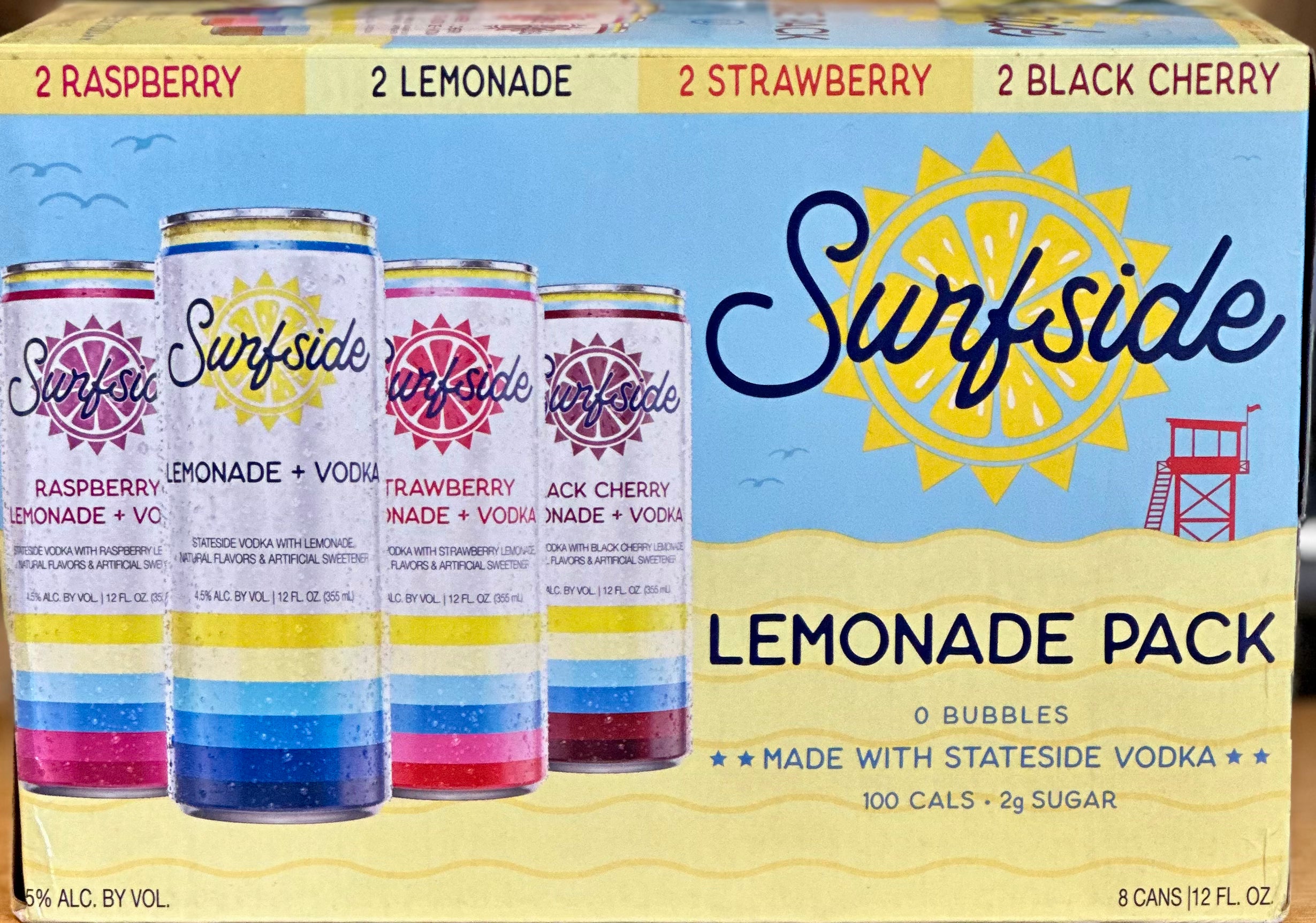 Surfside Lemonade Pack 8 12oz cans – Top Shelf Liquor Ithaca