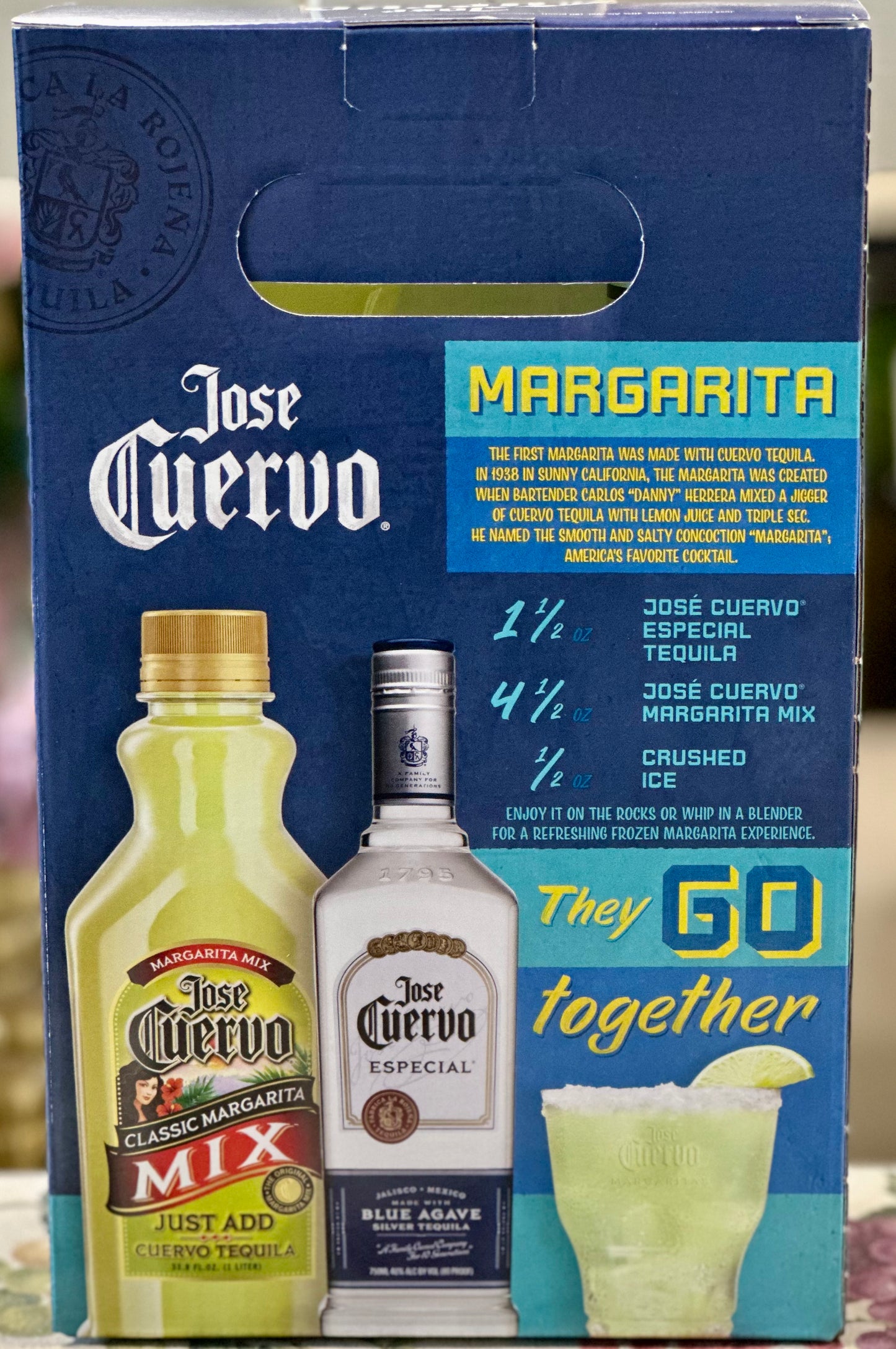 Jose Cuervo Silver Especial Tequila 750ml & Jose Cuervo Margarita Mix 1L