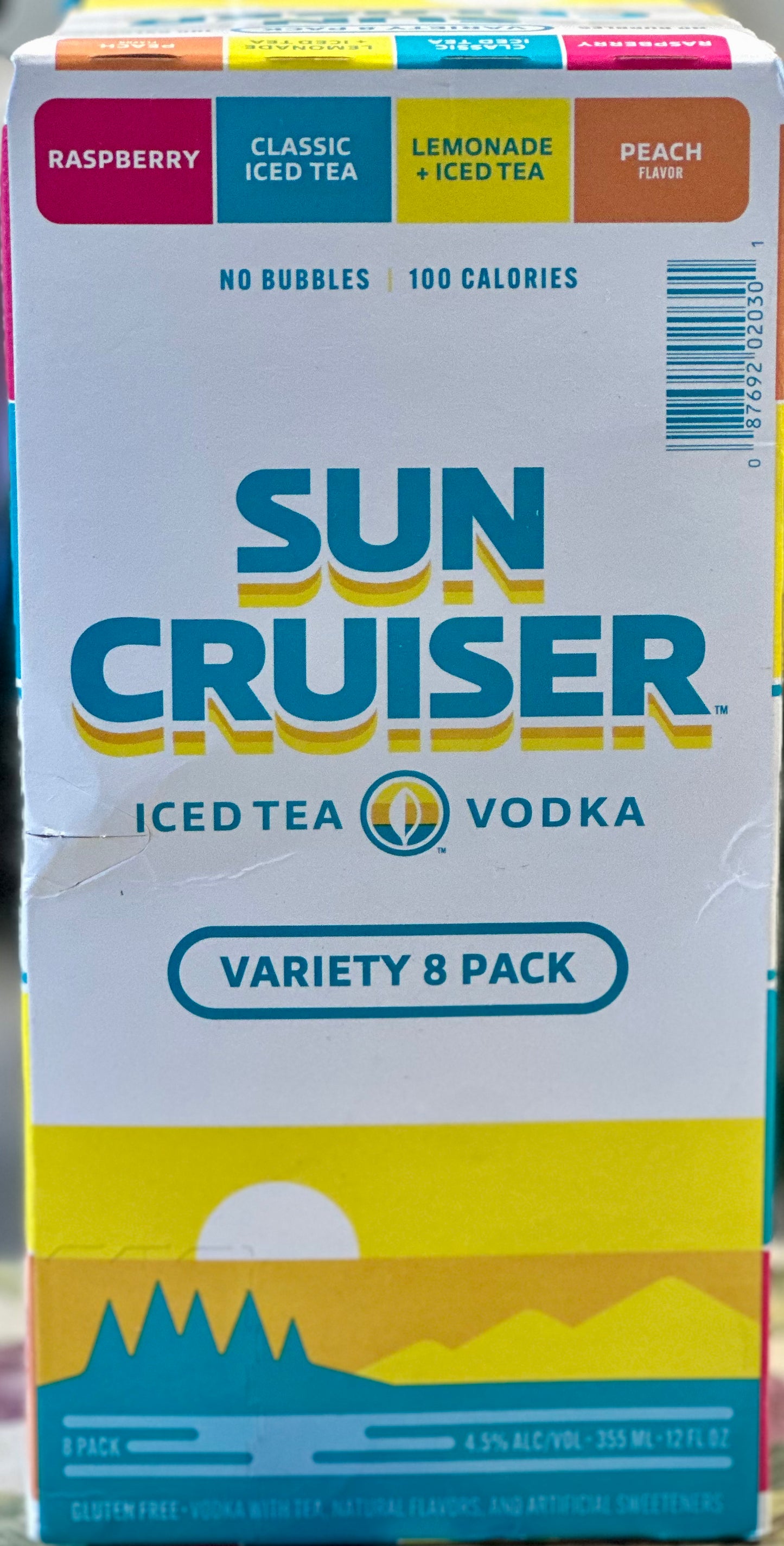 Sun Cruiser Iced Tea and Vodka Variety Pack 8 12oz cans