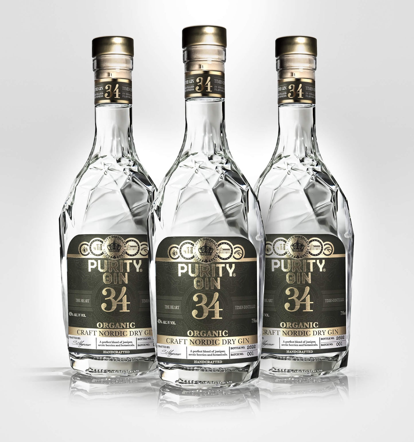 Purity Nordic London Dry Organic Gin 750ml