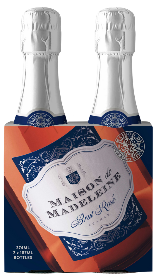 Maison de Madeleine Brut Rose 187ml 2pack