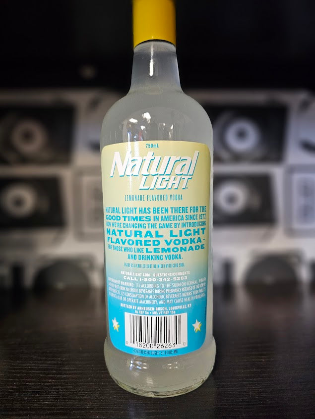 Natty Light Lemonade Vodka 750ml