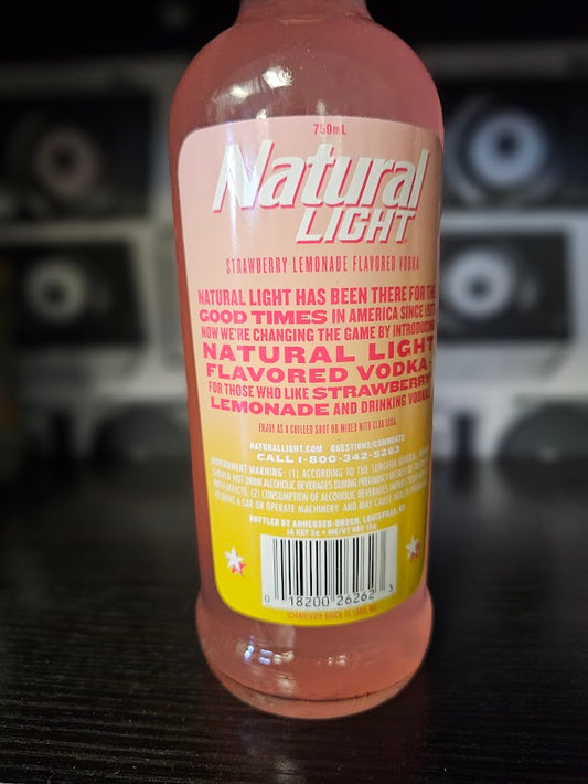 Natty Light Strawberry Lemonade Vodka 750ml