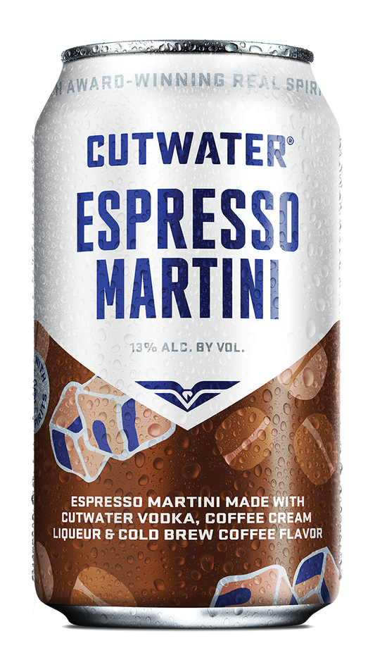 Cutwater Spirits Espresso Martini 355ml Can 4 Pack