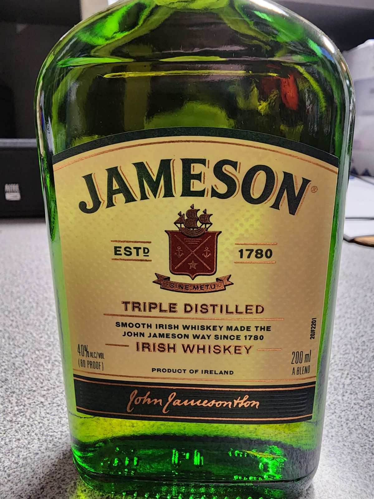 Jameson Irish Whiskey 200ml